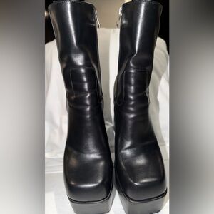 & Other Stories Black Heeled Boots